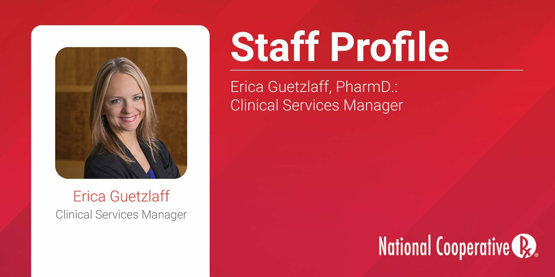 Staff Profile: Erica Guetzlaff