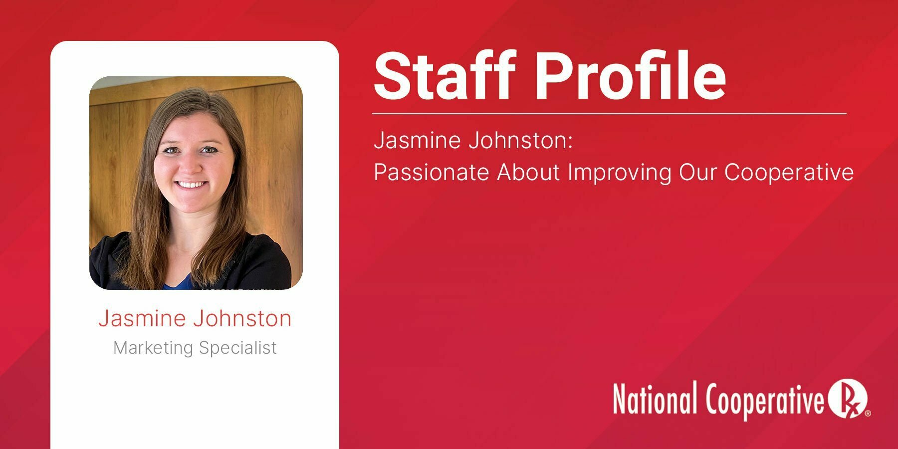 Staff profile for Jasmine Johnston