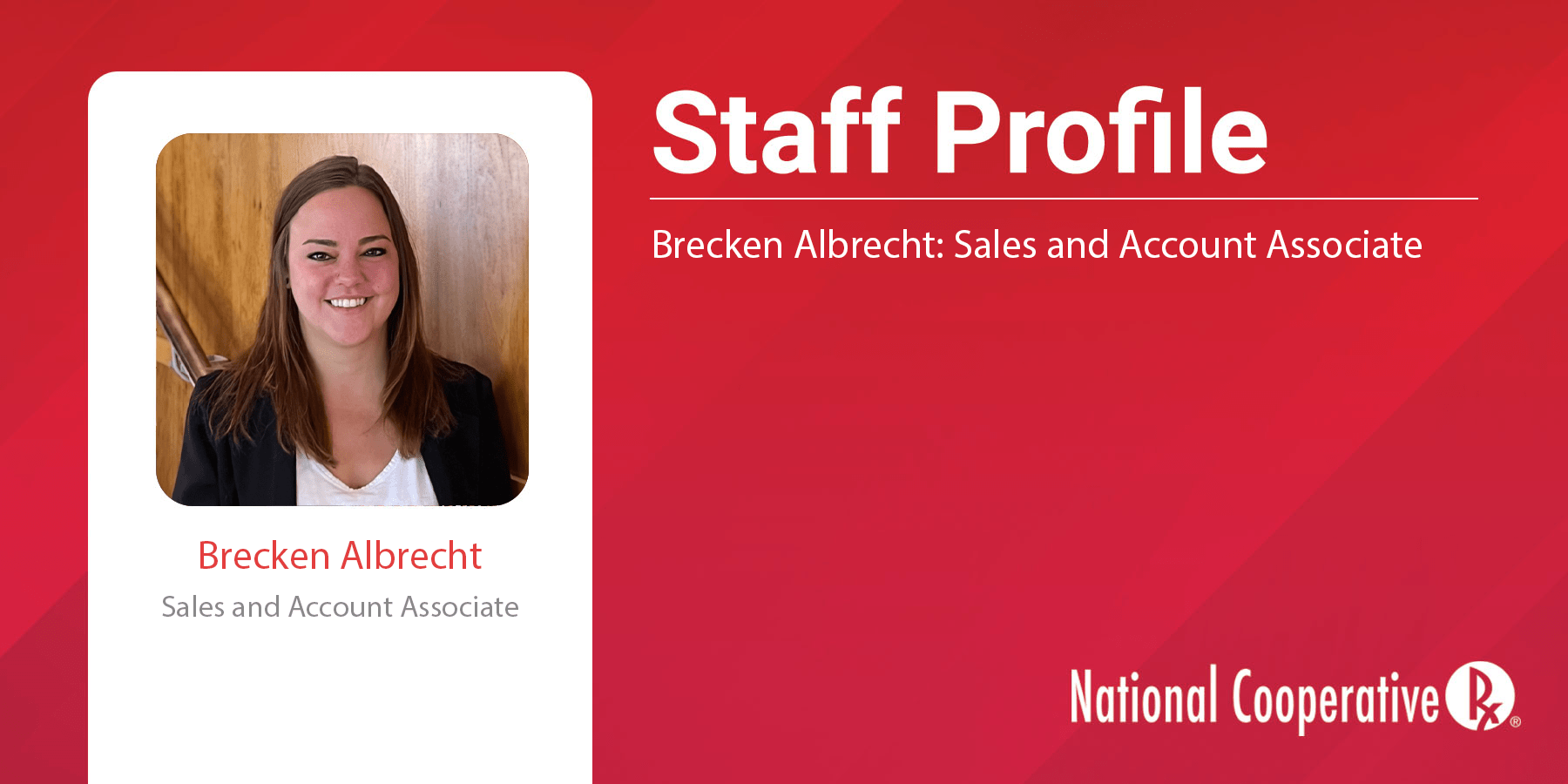 Image of staff profile for sales and account associate