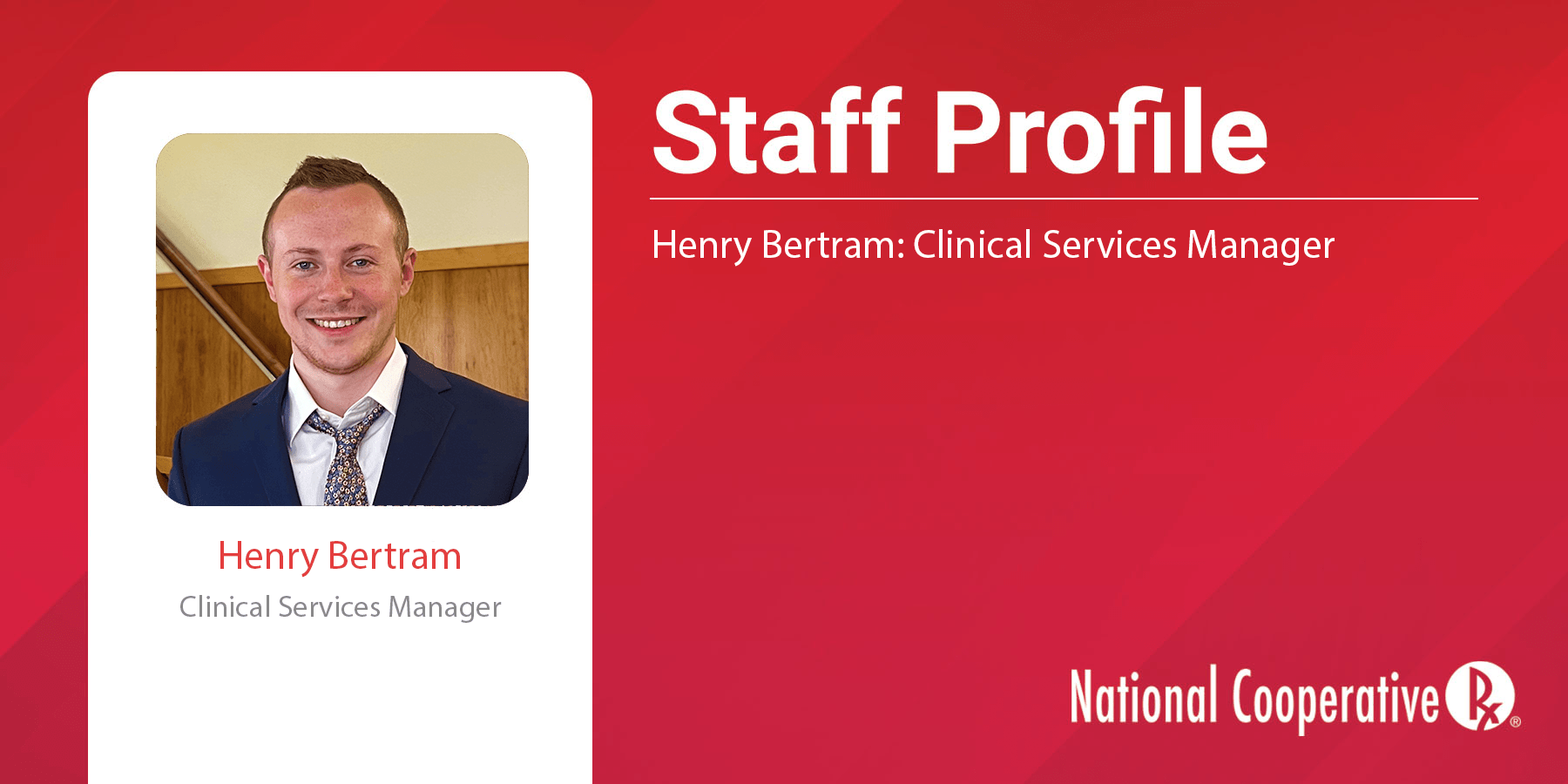 Staff profile image of clinical services manager